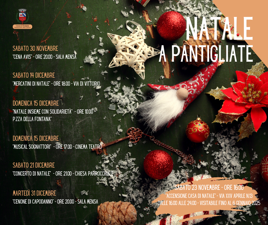 Natale a Pantigliate: le iniziative